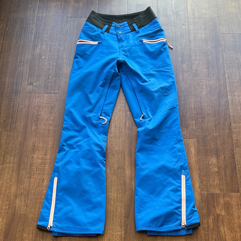 Burton High Waist Vibrant Blue Snow Pants XS